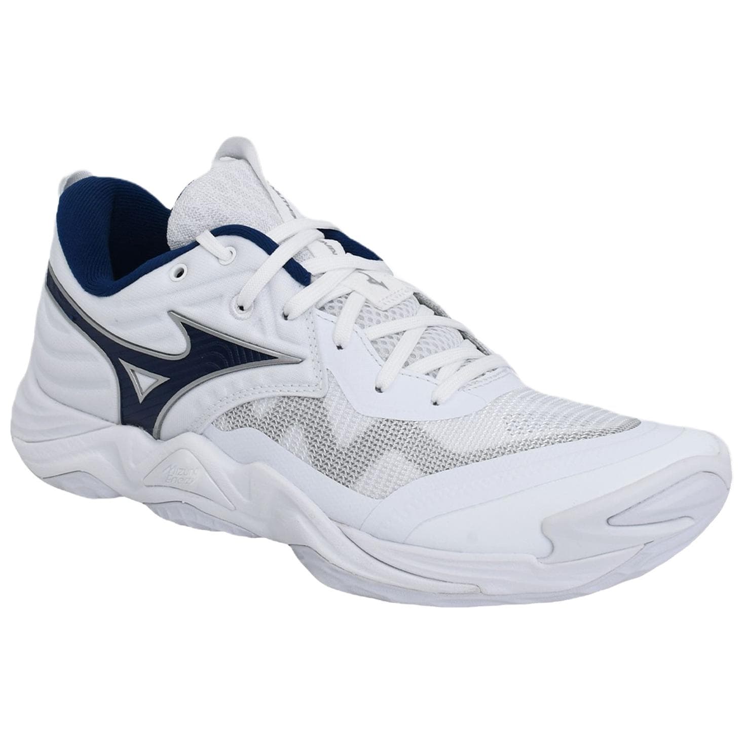 Кроссовки для спортзала Mizuno WAVE MOMENTUM ELITE Противоскользящие Низкие Тренировочные Кроссовки Унисекс Белые - изображение 2
