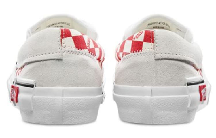 Кеды Vans Slip-On Red White - изображение 4