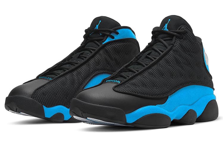 Ретро баскетбольные кроссовки Jordan Air Jordan 13 "Black UNC" - изображение 3