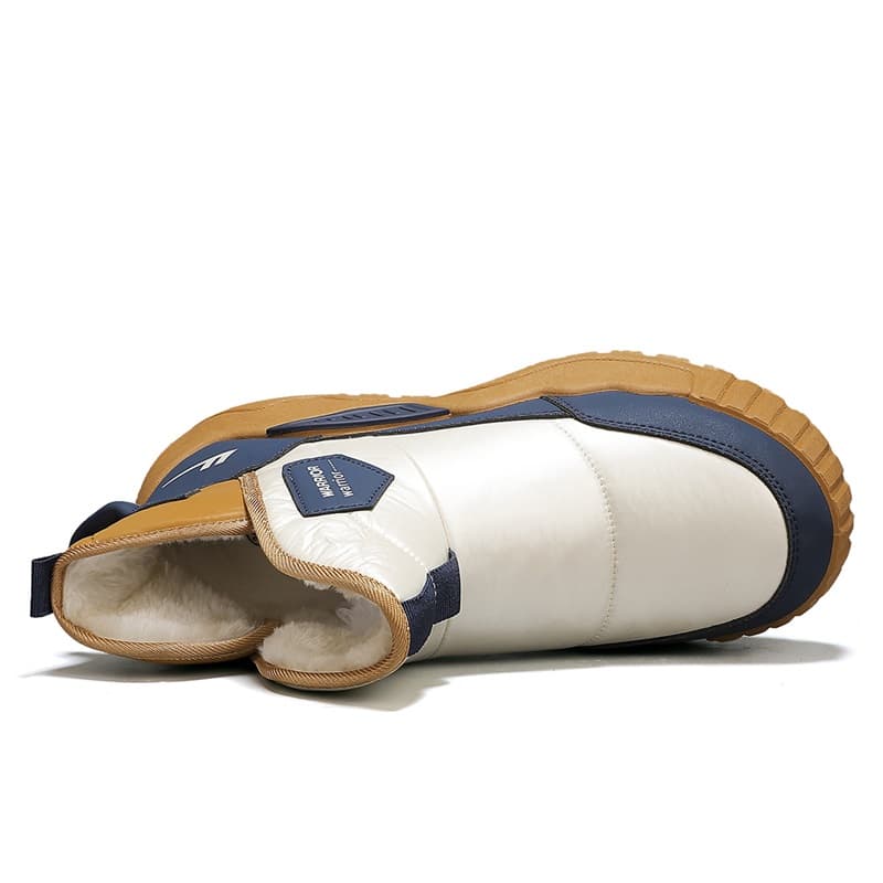 Ботинки зимние Warrior Slip On Обувь с эффектом увеличения высоты термозащита устойчивость к истиранию противоскользящее покрытие - изображение 3