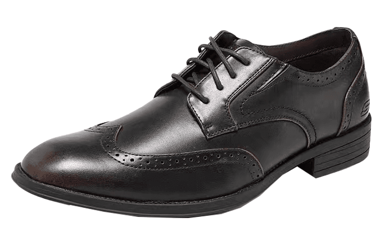 Skechers Мужские ботинки из искусственной кожи коричневые - изображение 3
