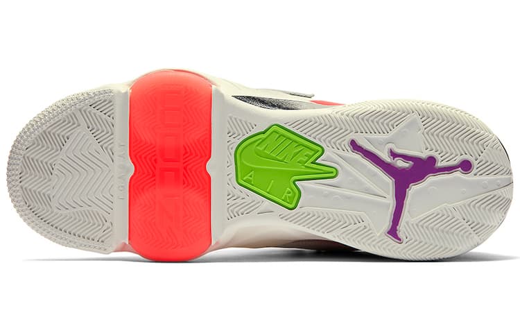 Ретро баскетбольные кроссовки Jordan Zoom 92 Mid Retro Basketball Shoes Men's Off-White - изображение 6
