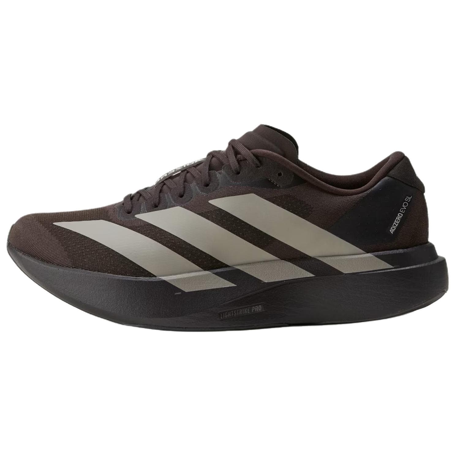 Кроссовки для бега Adidas Adizero Evo SL Ткань визуально увеличивает рост Беговые кроссовки Мужской Коричнево-бежевый - изображение 1