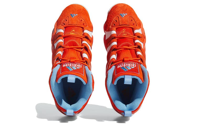 Ретро баскетбольные кроссовки Adidas Crazy 8 Кожа Удобные Противоскользящие Высокие Баскетбольные Кроссовки Винтажные Унисекс Оранжевые Белые - изображение 4