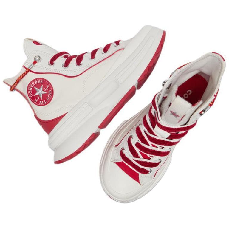 Кеды Converse Run Star Legacy CX унисекс бежево-красные износостойкие хай-топы кеды - изображение 4