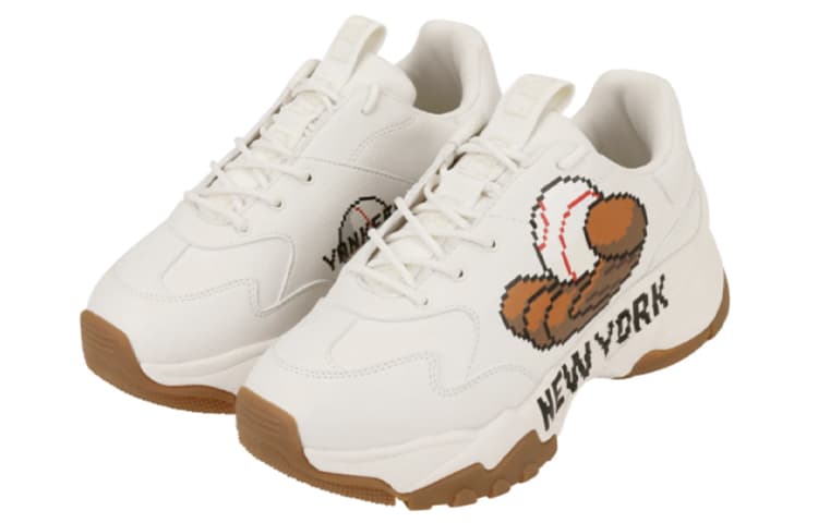 Кроссовки MLB Big Ball Chunky Ivory White - изображение 2