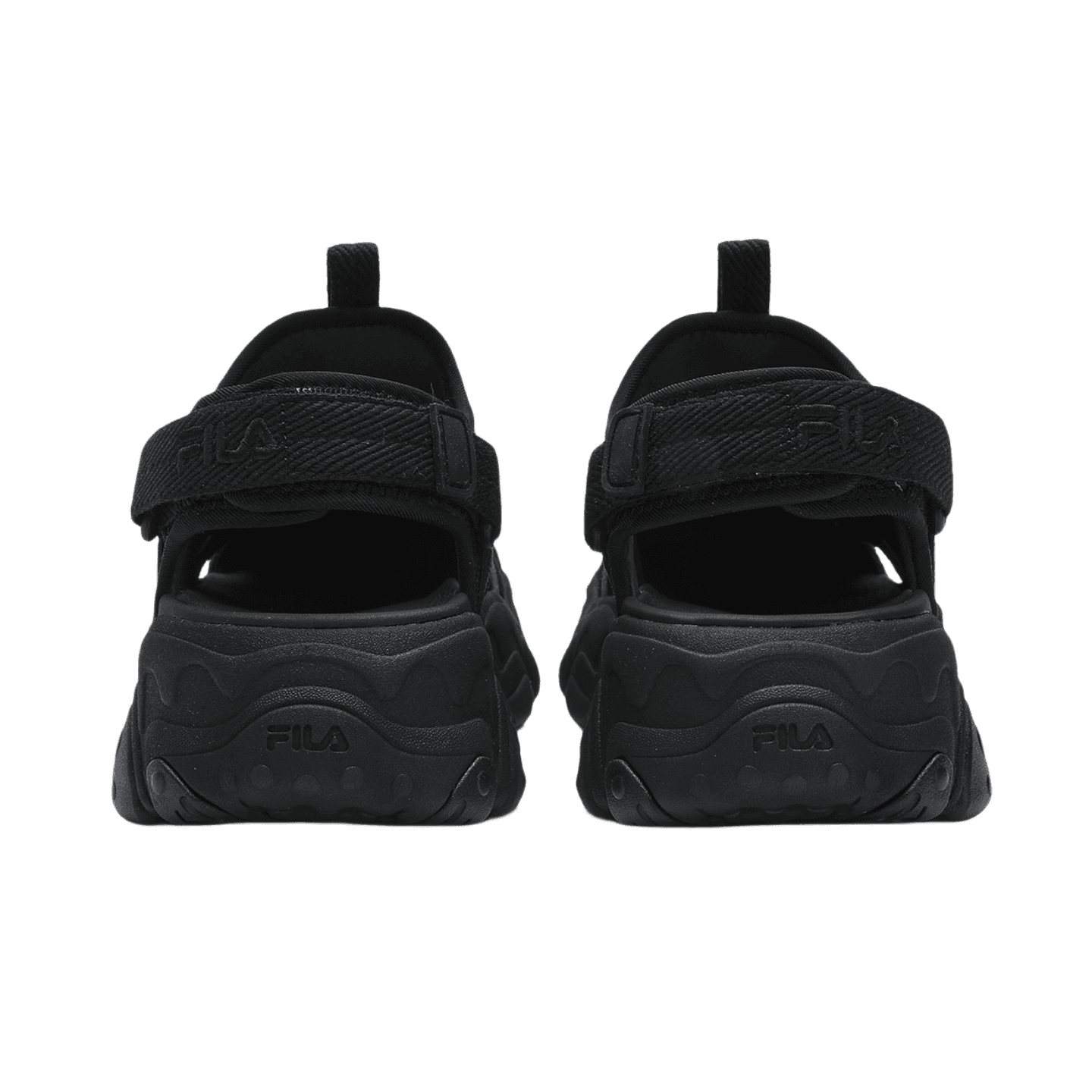 Сандалии с ремешком FILA FLUID 5 SANDAL Пляжные сандалии Женские Черные - изображение 3