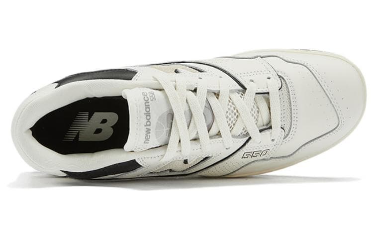 Ретро баскетбольные кроссовки New Balance 550 White Black - изображение 5