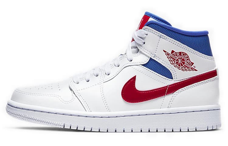 Ретро баскетбольные кроссовки Jordan Air Jordan 1 Mid University Red