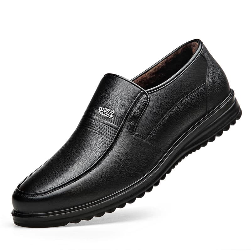 Warrior Осенний Slip-On Мужская обувь верх из коровьей кожи туфли для мужчин - изображение 2