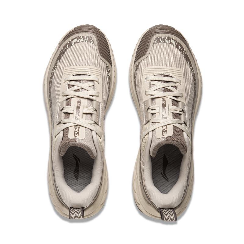 Кроссовки Li-Ning LINING Cloud На открытом воздухе Версия 2,0 Удобный Универсальный Износостойкий Поддержка Лоу-топы Походная обувь Женский Бежевый - изображение 4