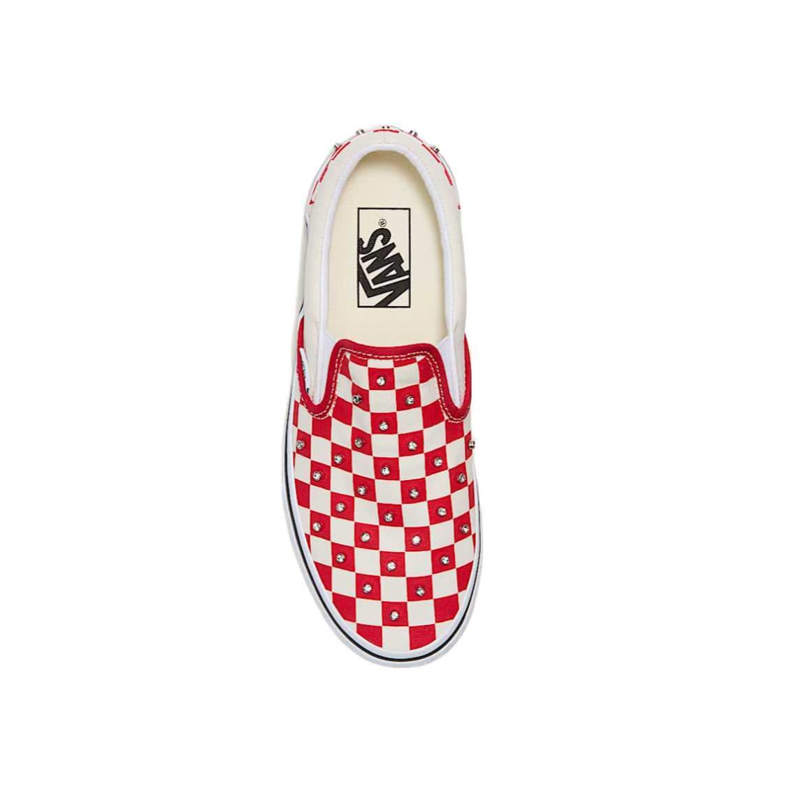 Кеды Vans Classic Slip On Износостойкие Низкие Кеды Унисекс Красные - изображение 4