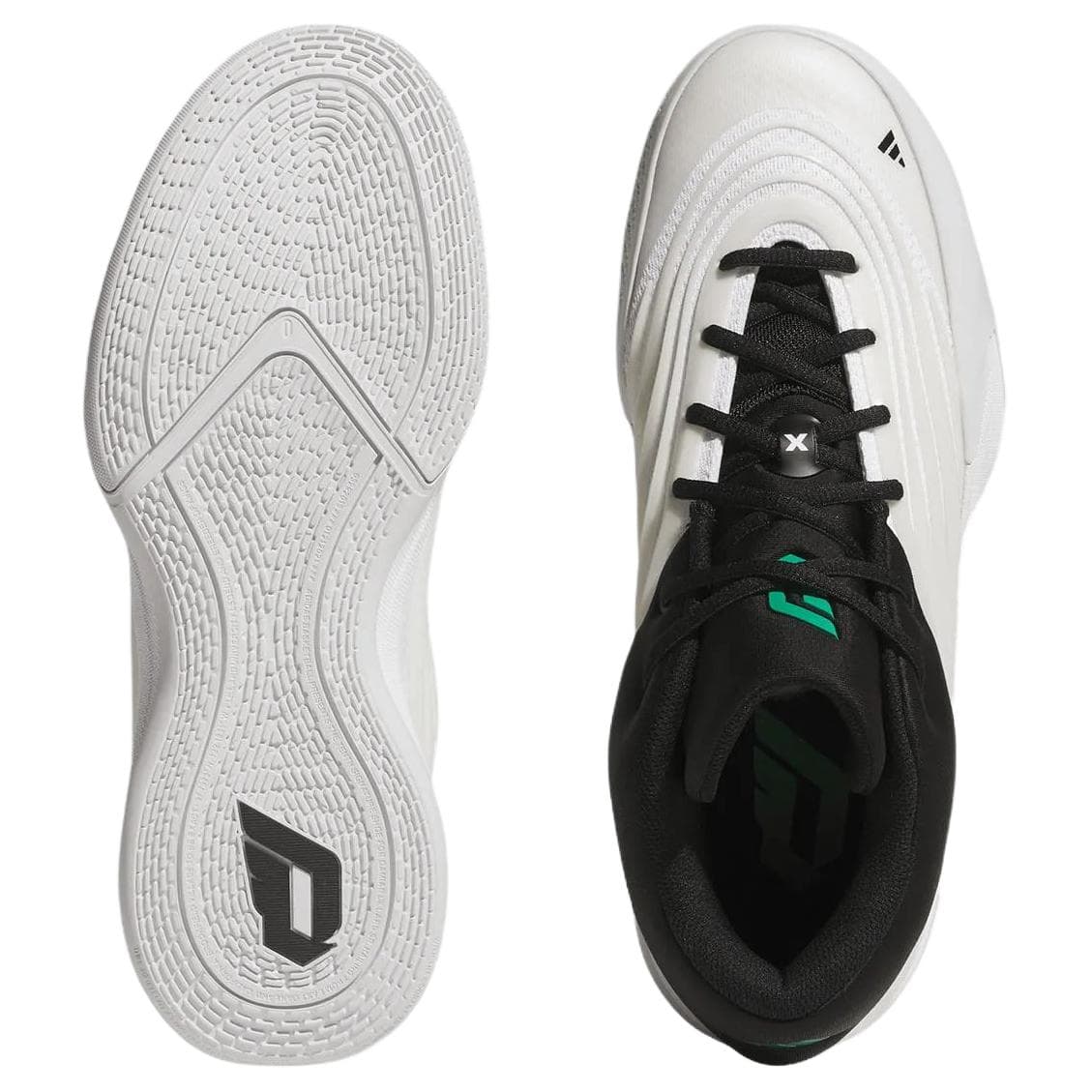 Кроссовки для баскетбола Adidas Dame 10 Low Баскетбольные кроссовки Мужские Серебристо-черные - изображение 3