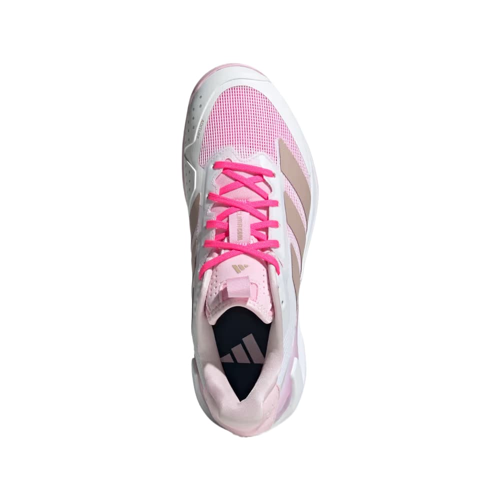 Кроссовки для тенниса Adidas Adizero Ubersonic 5 Устойчивые к истиранию Низкие теннисные кроссовки для женщин Розовые - изображение 3