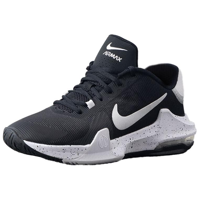 Кроссовки для баскетбола Nike Air Max Impact 4 Black White - изображение 3