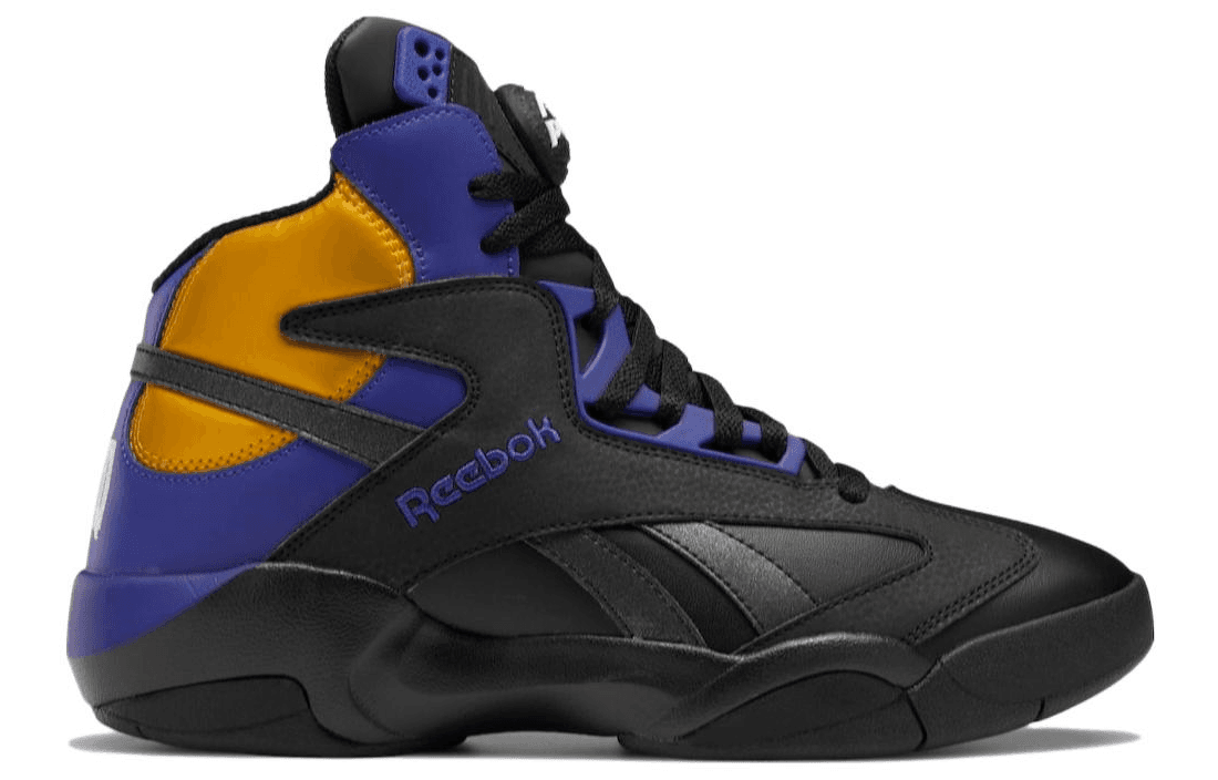 Ретро баскетбольные кроссовки Reebok Shaq Attaq "Lakers" - изображение 2