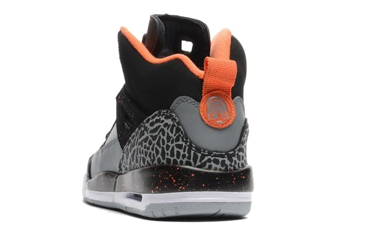 Ретро баскетбольные кроссовки Jordan Spizike Black Orange Grey - изображение 5