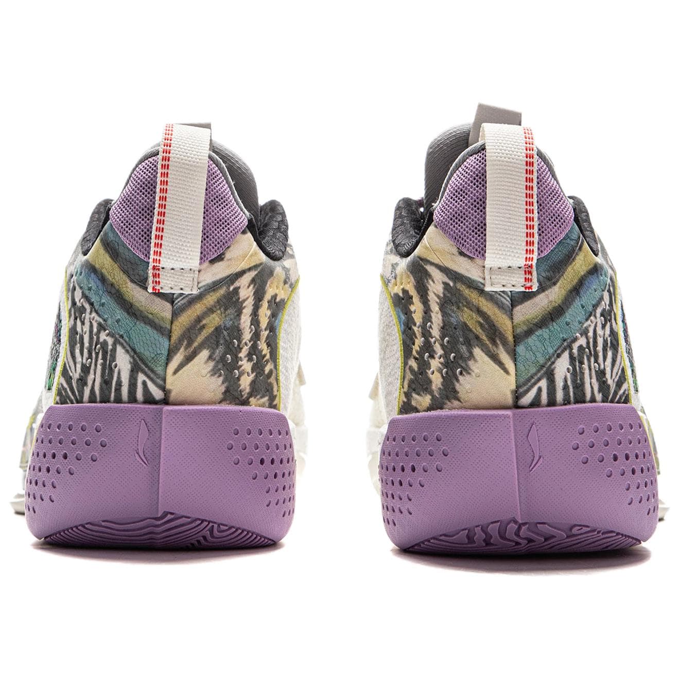 Кроссовки для баскетбола Li-Ning Wade All City 13 ENCORE с технологией ядра для взрывного старта, низкие баскетбольные кроссовки, мужские, айвори - изображение 6