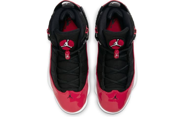 Ретро баскетбольные кроссовки Jordan 6 Rings "Fitness Red" - изображение 4