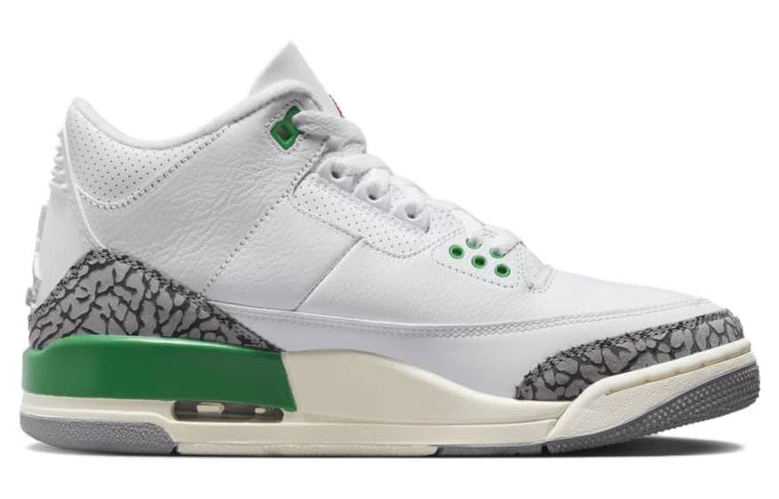 Ретро баскетбольные кроссовки Jordan Air Jordan 3 Retro "Lucky Green" - изображение 2