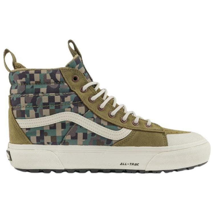 Кроссовки Vans Mte SK8 HI Удобная обувь с высоким верхом для альпинистских приключений унисекс зеленый коричневый - изображение 2