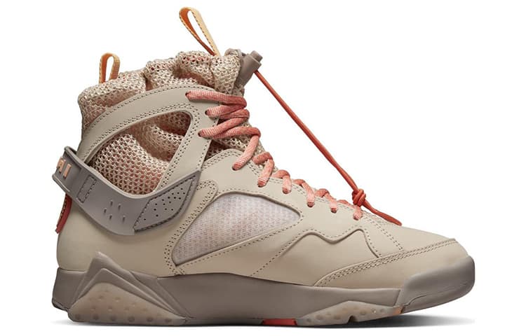 Ретро баскетбольные кроссовки Bephies Beauty Supply x Air Jordan 7 Retro "Sanddrift" - изображение 2