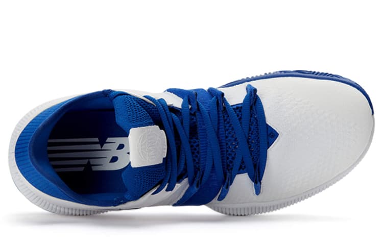 Ретро баскетбольные кроссовки New Balance OMN1S Low Blue White - изображение 3