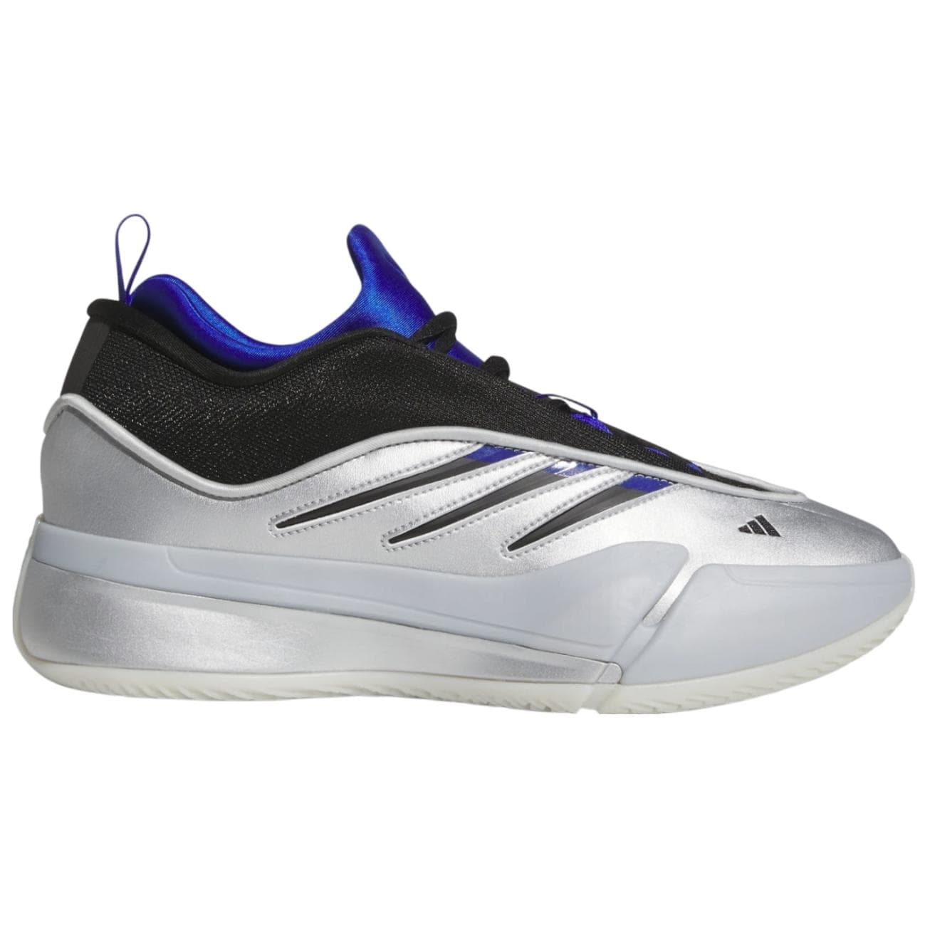 Кроссовки для баскетбола Adidas Dame 9 Low Баскетбольные кроссовки Мужские Серебристо-черные - изображение 2