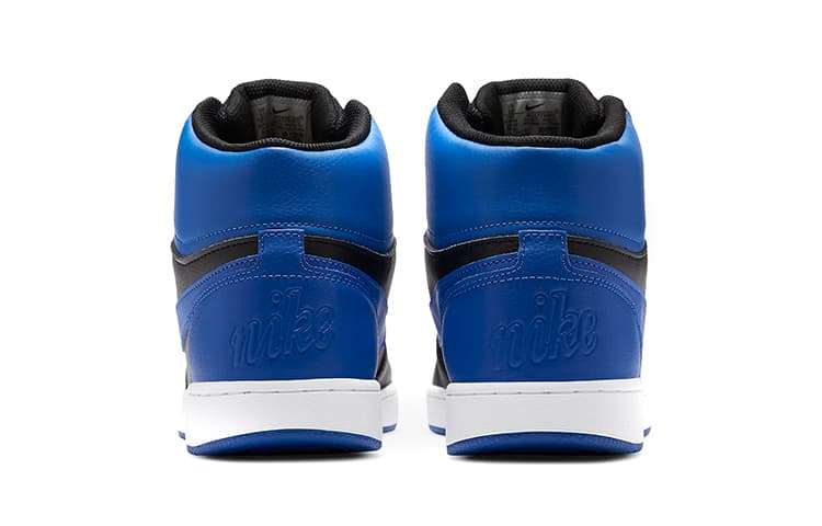 Кроссовки для баскетбола Nike Ebernon Mid Black White Blue - изображение 5