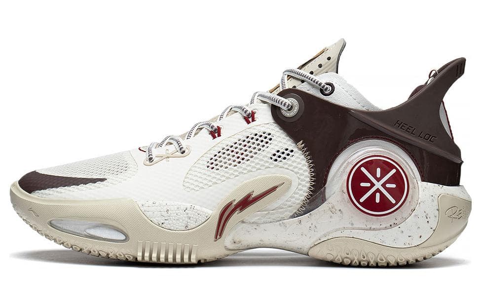 Кроссовки для баскетбола Li-Ning Wade Fission 8 White Brown Red - изображение 1
