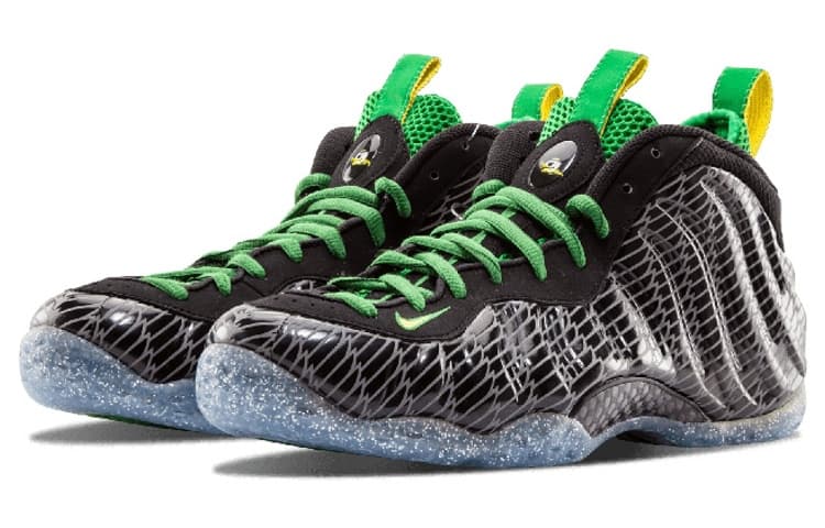 Ретро баскетбольные кроссовки Nike Foamposite One "Oregon Ducks" - изображение 3