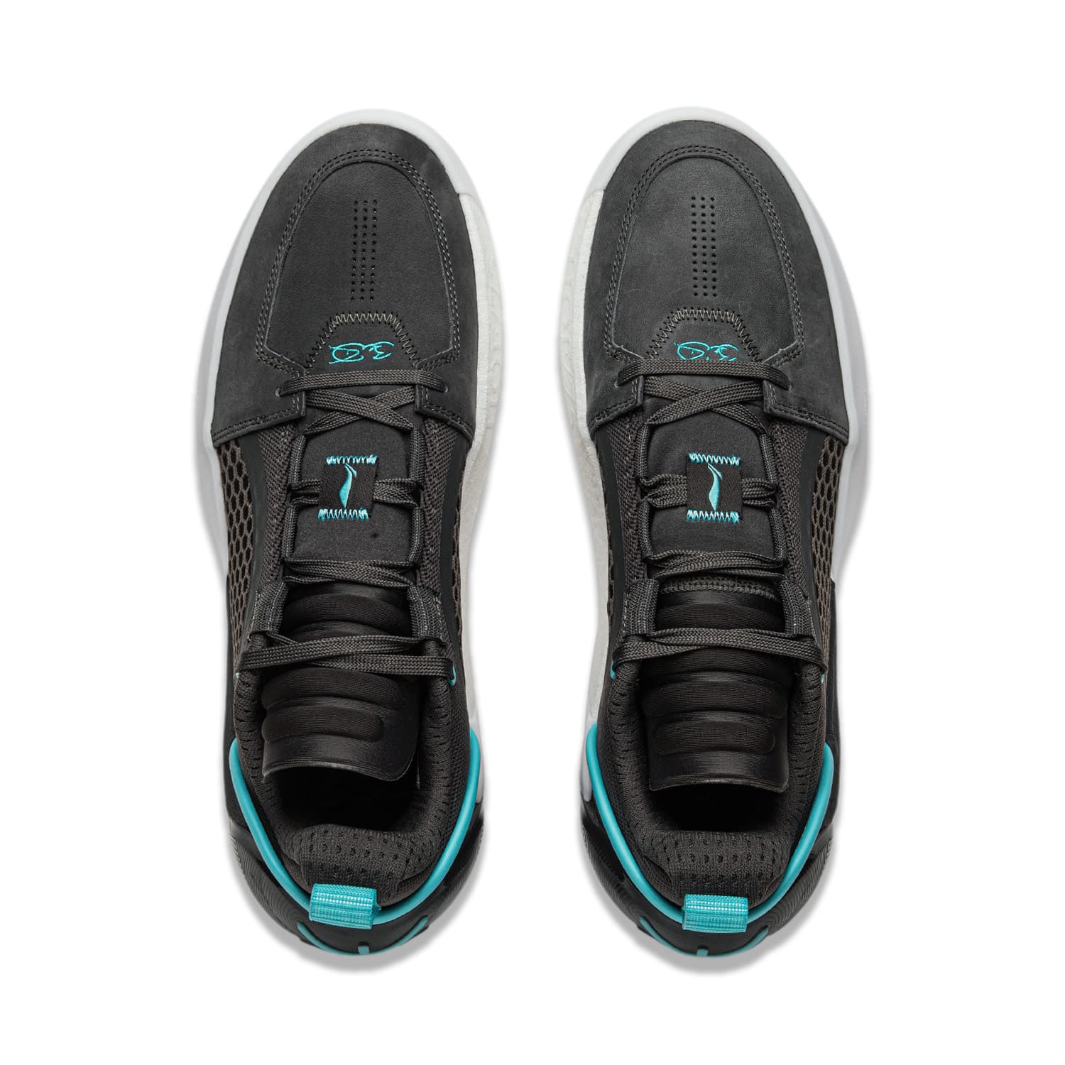 Кроссовки для баскетбола Li NING All City 12 Encore Низкие Баскетбольные Кроссовки Мужские Обсидианово-Серые - изображение 4