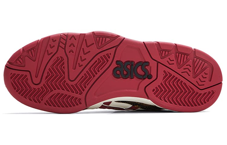 Ретро баскетбольные кроссовки Asics Gel-Fuse New Year Burgundy - изображение 7