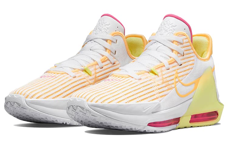 Кроссовки для баскетбола Nike Witness 6 LeBron EP White Orange - изображение 3