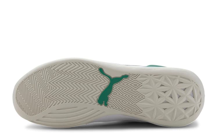 Кроссовки для баскетбола PUMA Clyde Hardwood White Green - изображение 5