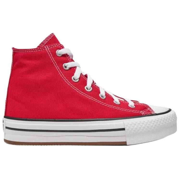 Кеды Converse Chuck TAYLOR All Star Износостойкие и Легкие Высокие Кеды Женские Красные Белые - изображение 2