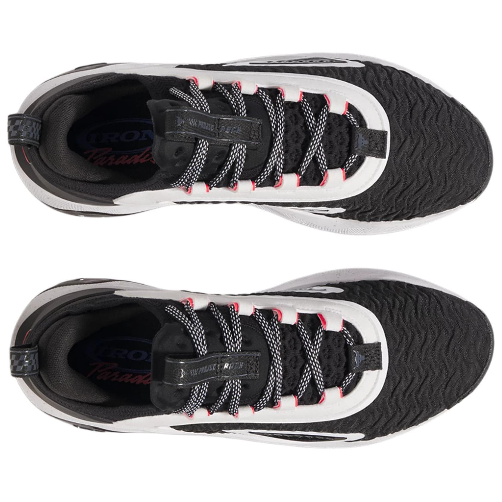 Кроссовки для спортзала Under Armour противоскользящие устойчивые к истиранию низкие кроссовки для тренировок мужские черно-белые - изображение 3