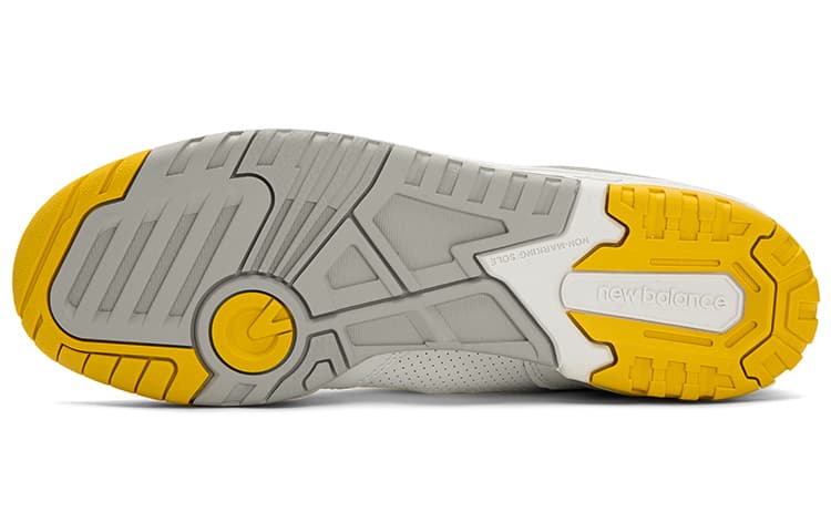 Ретро баскетбольные кроссовки New Balance 650R White Yellow - изображение 5