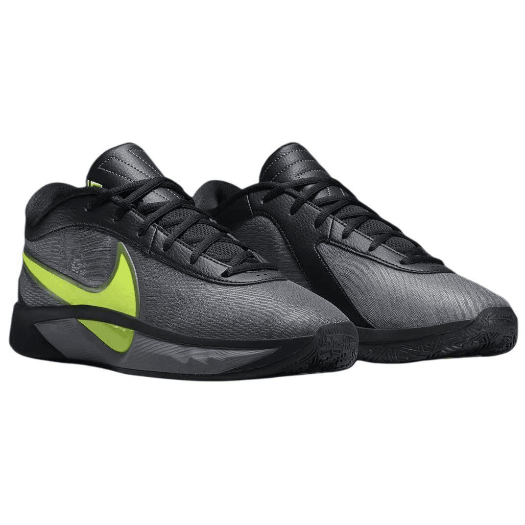 Кроссовки для баскетбола Nike Giannis Freak 6 Противоскользящие Устойчивые к истиранию Низкие Баскетбольные Кроссовки Мужские Черные Зеленые - изображение 4