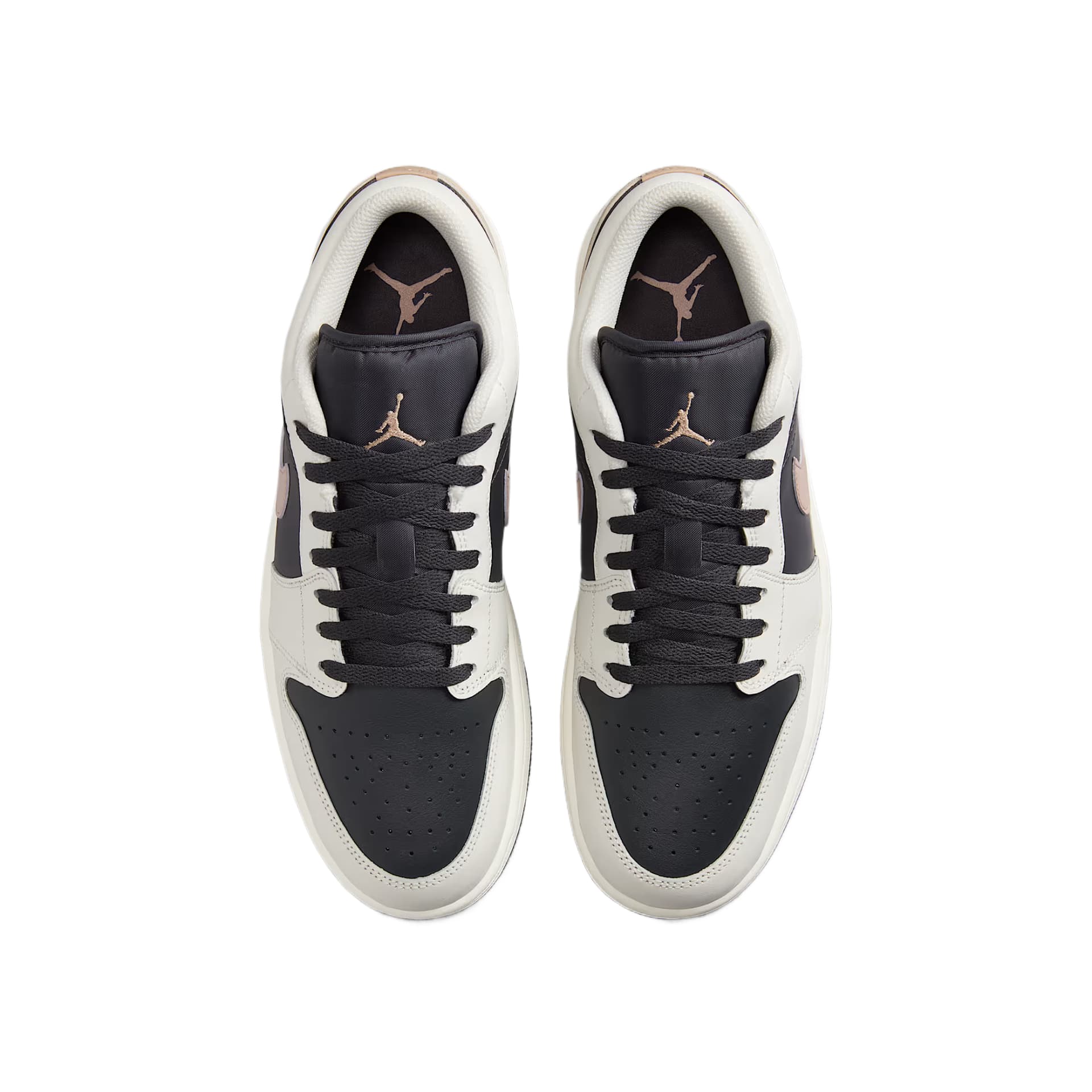 Ретро баскетбольные кроссовки Jordan Air Jordan 1 Low White Black - изображение 4