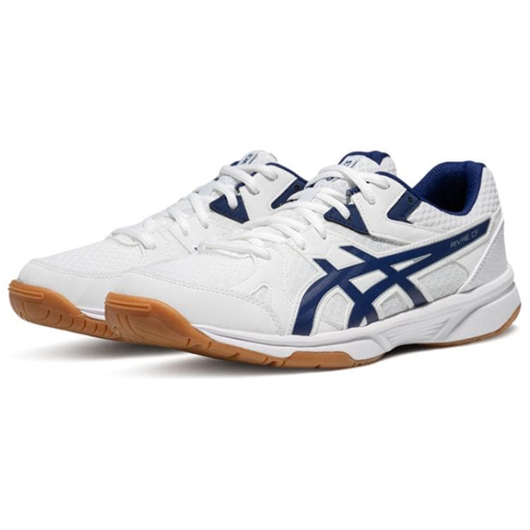 Кроссовки для бадминтона Asics RIVRE CF Ткань Устойчивая к истиранию Низкий верх Кроссовки для бадминтона Унисекс Белый Синий - изображение 2