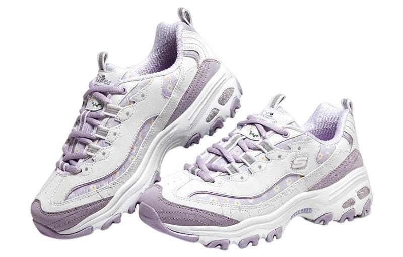 Кроссовки Skechers D'LITES 1.0 White Purple - изображение 2