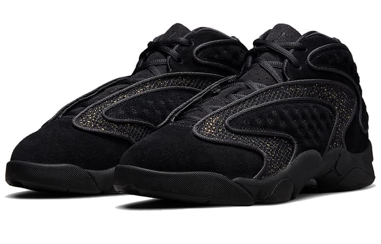 Ретро баскетбольные кроссовки Jordan Jumpman OG Triple Black - изображение 3