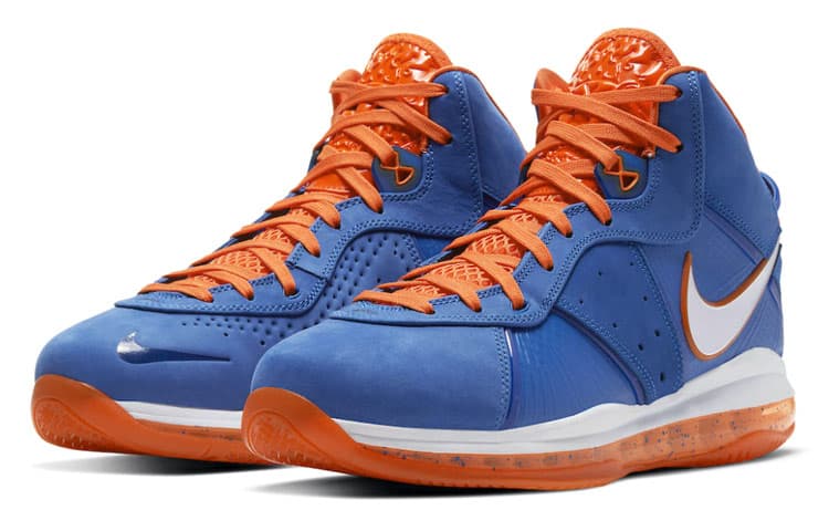 Кроссовки для баскетбола Nike Lebron 8 QS "Blue and Orange" - изображение 3