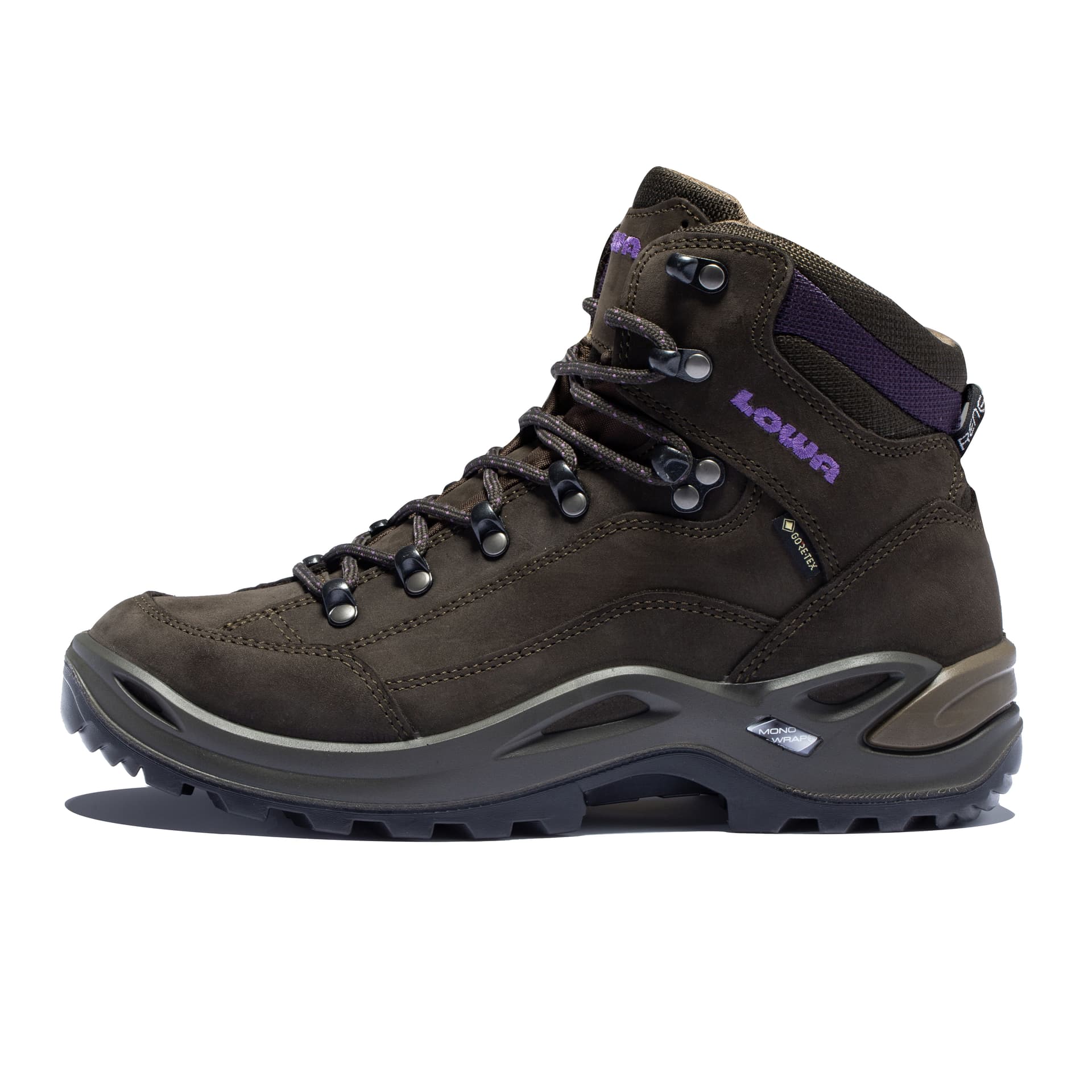 Кроссовки Lowa Renagade GTX The Скиталец MID Уличная обувь Женская Коричнево-фиолетовая - изображение 1