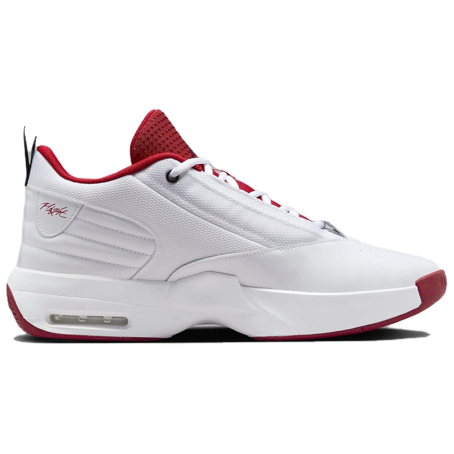Кроссовки для баскетбола Jordan Max AURA 6 Противоскользящие Износостойкие Низкие Баскетбольные Кроссовки Мужские Белый Красный - изображение 2