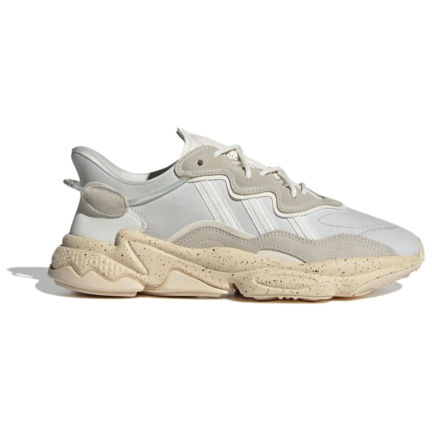 Кроссовки Adidas Originals Ozweego противоскользящие устойчивые к истиранию низкие кеды унисекс белые-коричневые - изображение 2