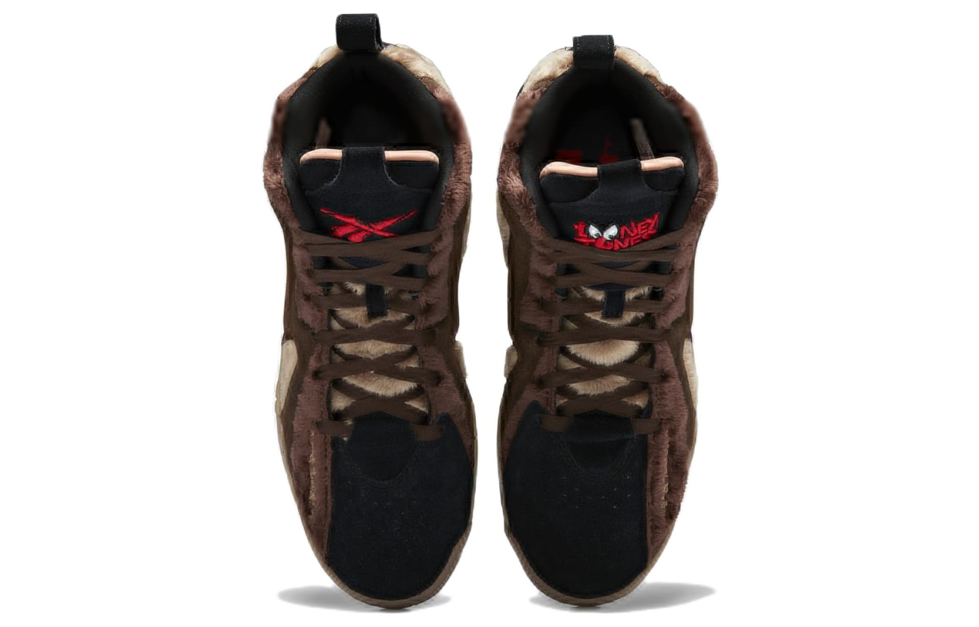 Ретро баскетбольные кроссовки Looney Tunes x Reebok Mid Retro Basketball Brown - изображение 4