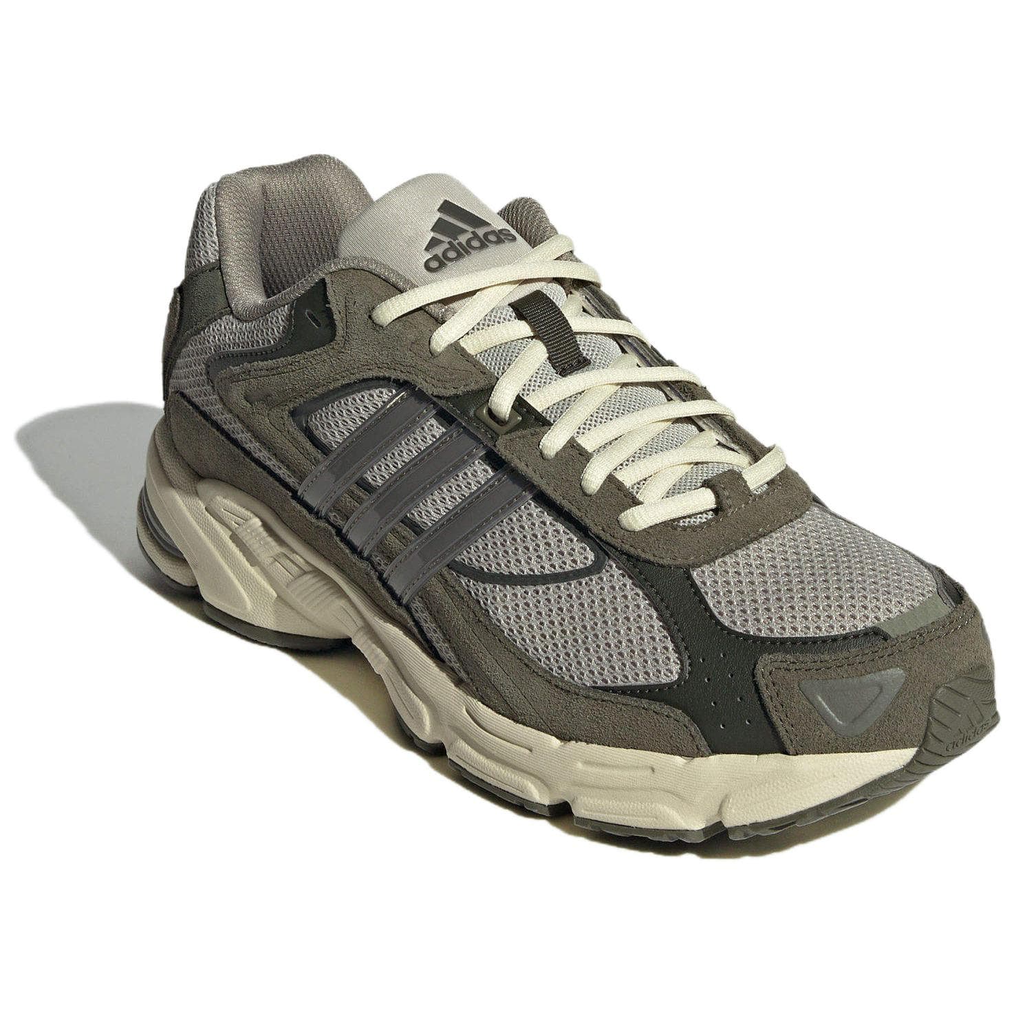 Кроссовки Adidas Response CL противоскользящие устойчивые к истиранию низкие топовые кроссовки унисекс серо-зеленые - изображение 3
