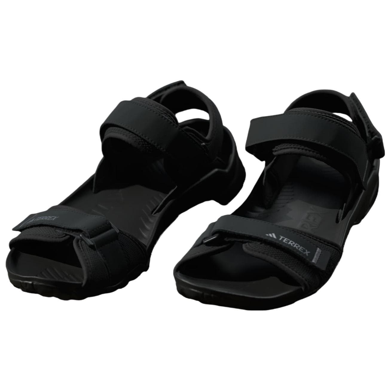 Сандалии с ремешком Adidas TERREX Hydroterra Пляжные сандалии Унисекс Черные - изображение 3
